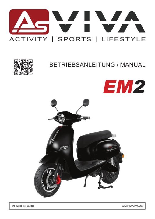 AsVIVA EM2 E-Roller Akku 60V 22.4Ah Li-Ion
