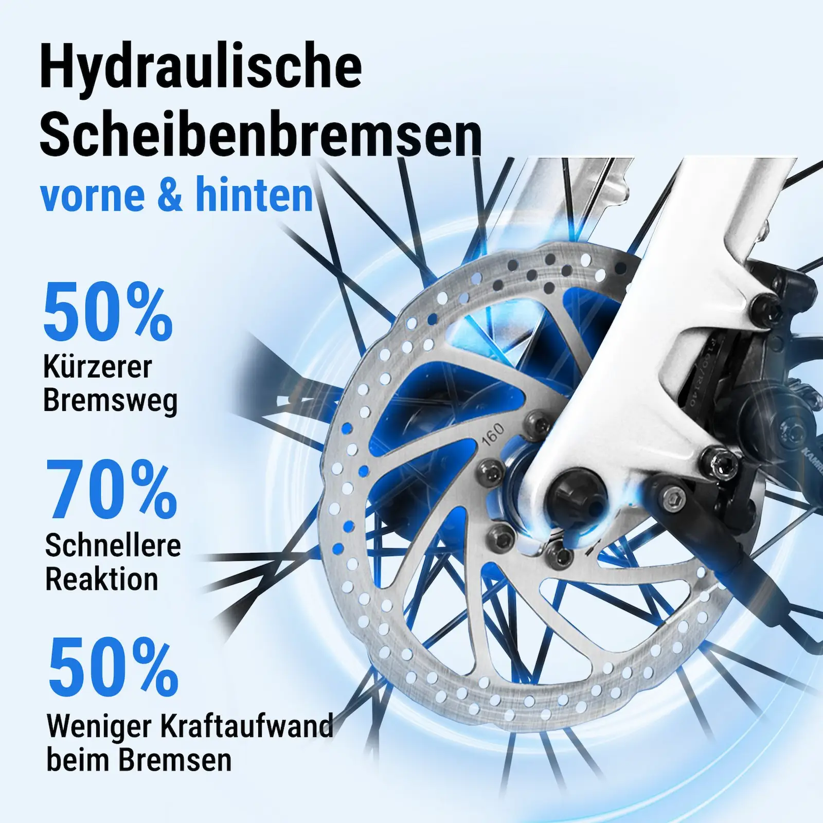 City E-Bike Stadtfalter B14 – 28 Zoll – Weiß - Produktansicht