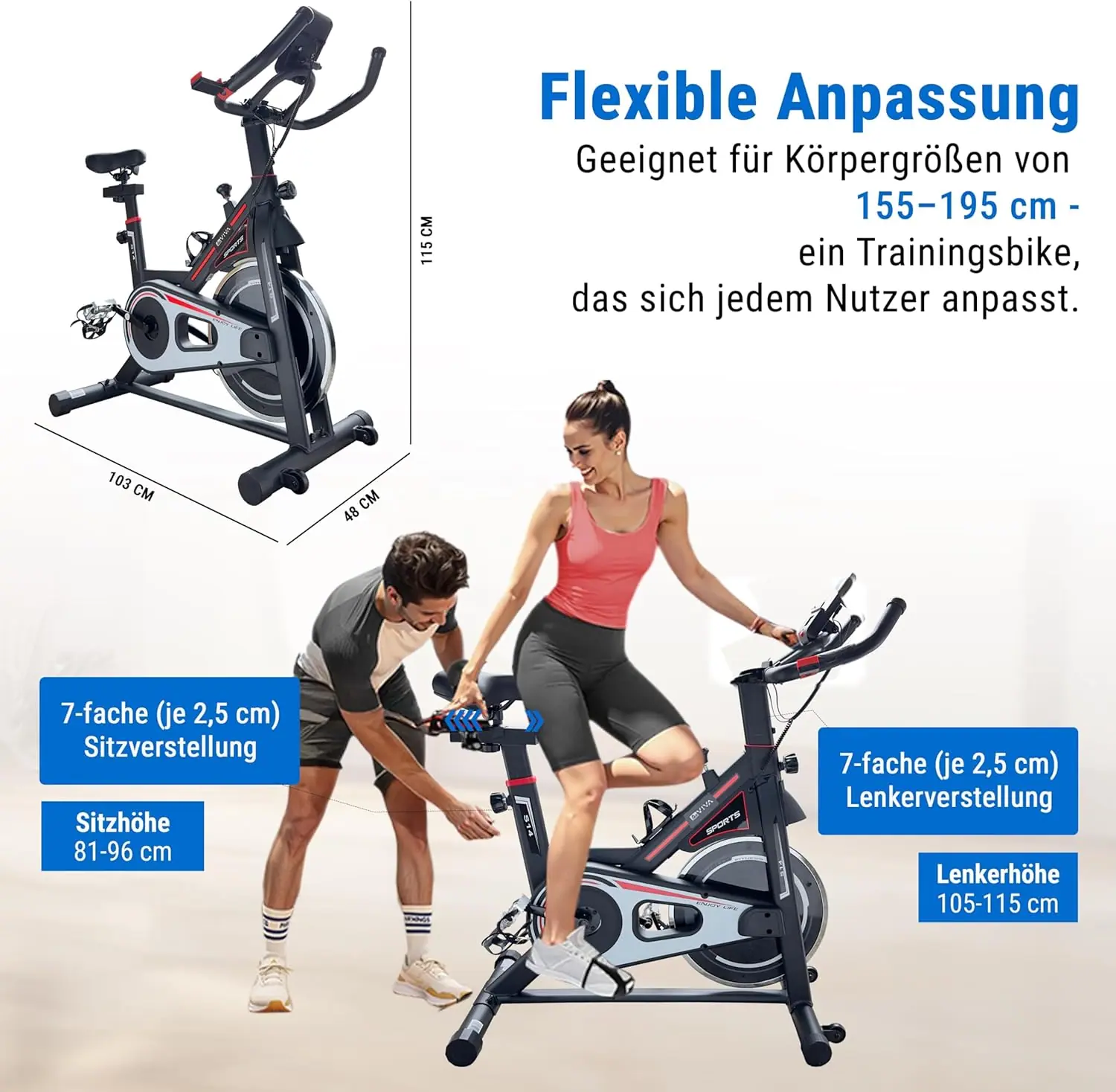 AsVIVA Indoor Cycle Dynamic S14 - NEU - Produktansicht