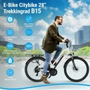 AsVIVA City E-Bike B15 – 28 Zoll – Weiß - Detailansicht