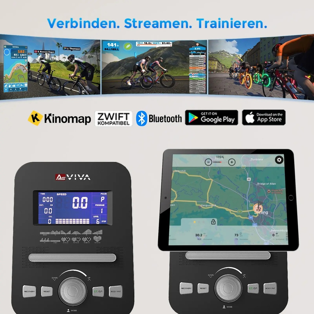 Verbinden. Streamen. Trainieren.