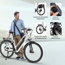 AsVIVA City E-Bike B15 – 28 Zoll – Weiß - Produktansicht
