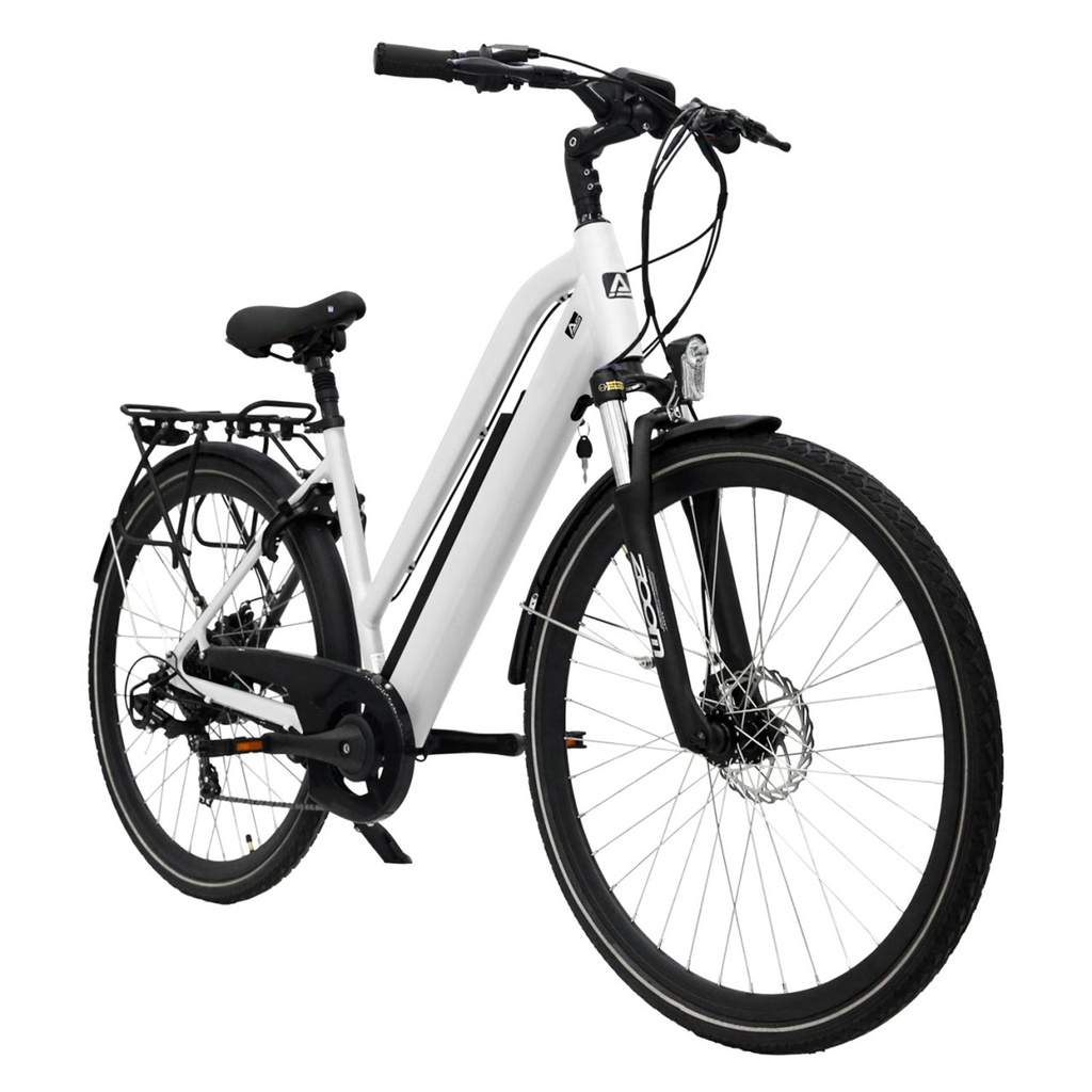 AsVIVA City E-Bike B15 – 28 Zoll – Weiß - Produktansicht