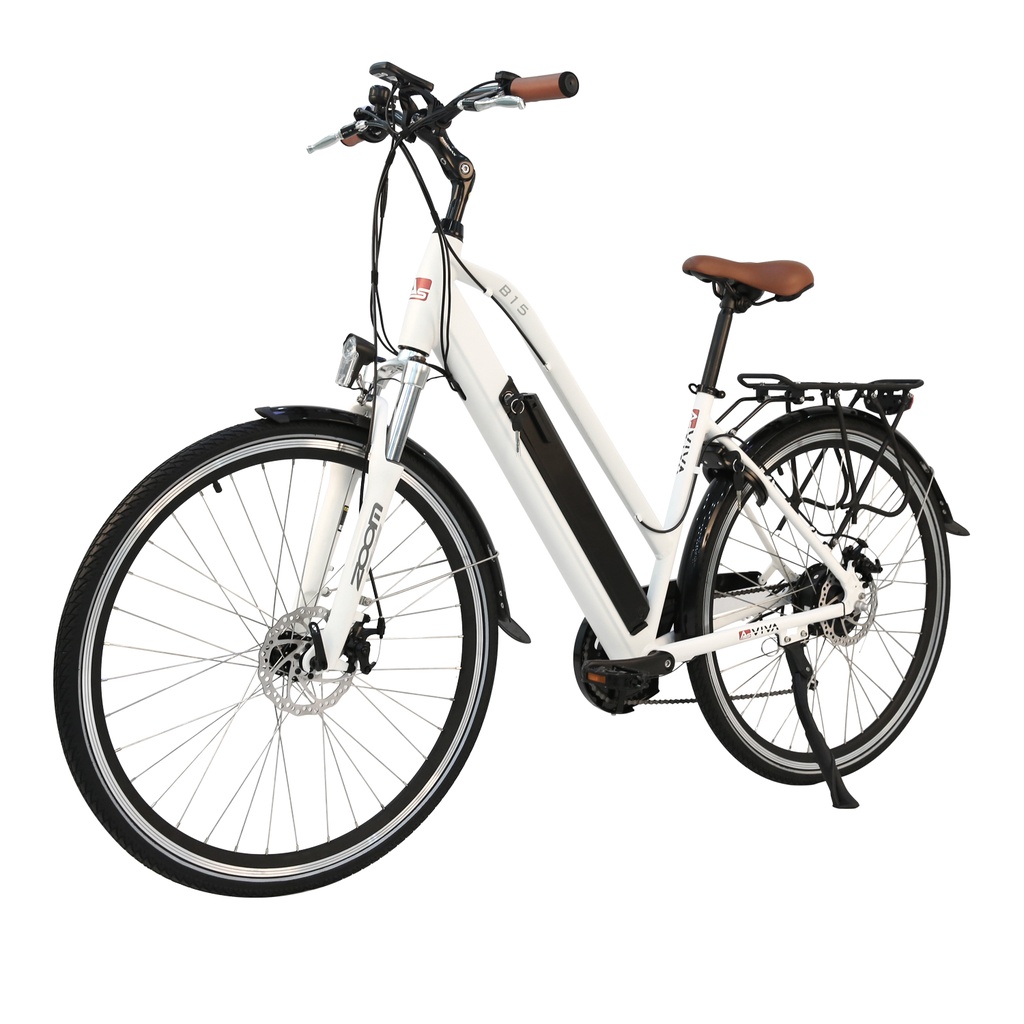 AsVIVA City E-Bike B15 – 28 Zoll – Weiß - Produktansicht