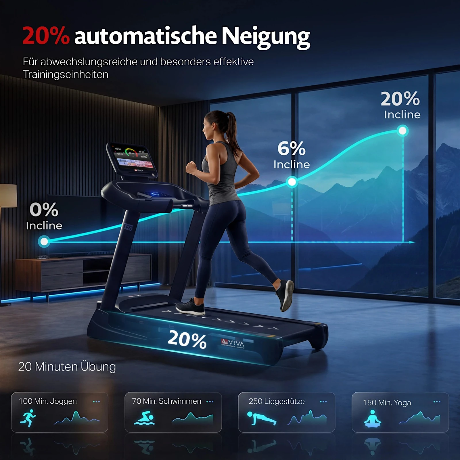 AsVIVA Laufband (K12525) - Produktansicht