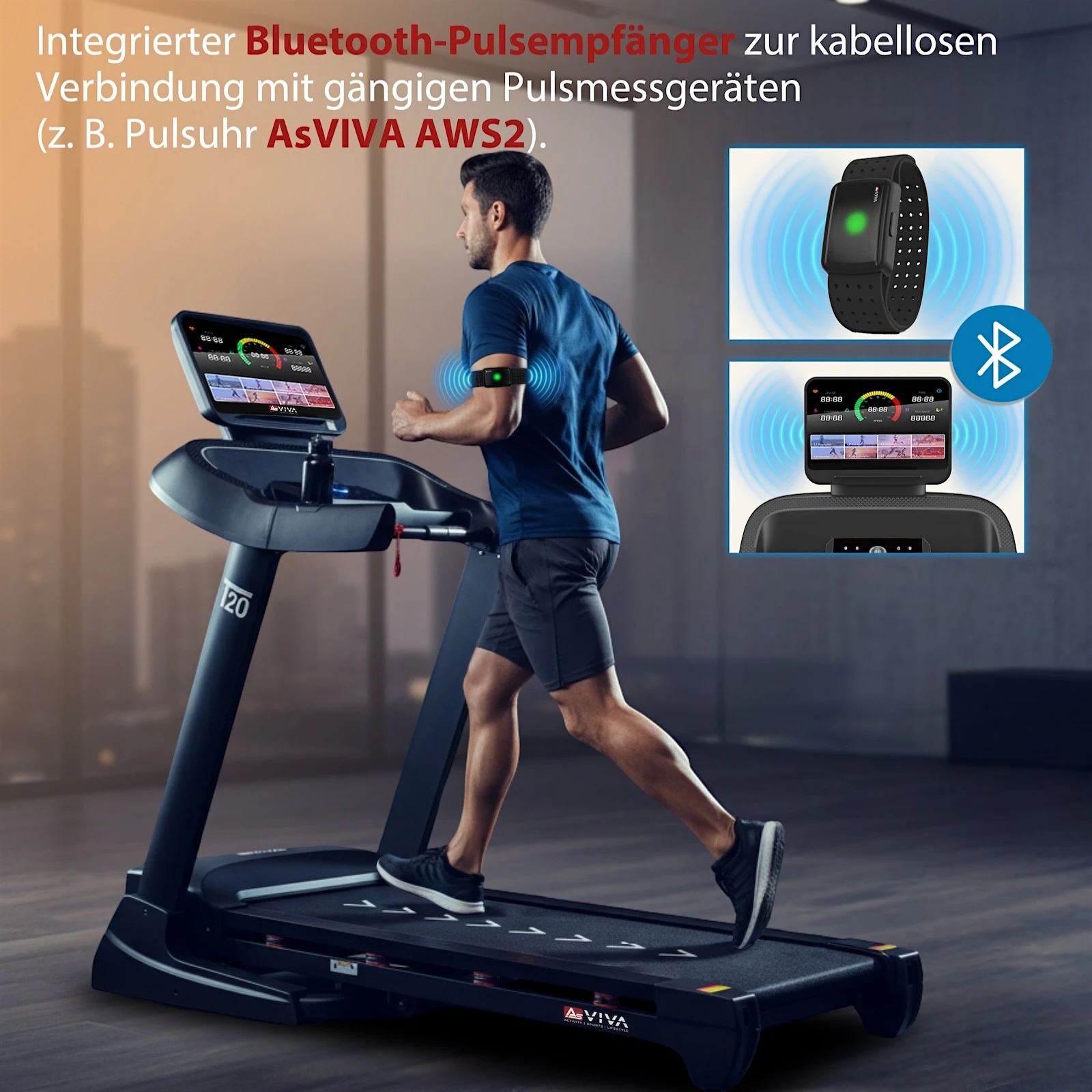AsVIVA Laufband (K12525) - Produktansicht