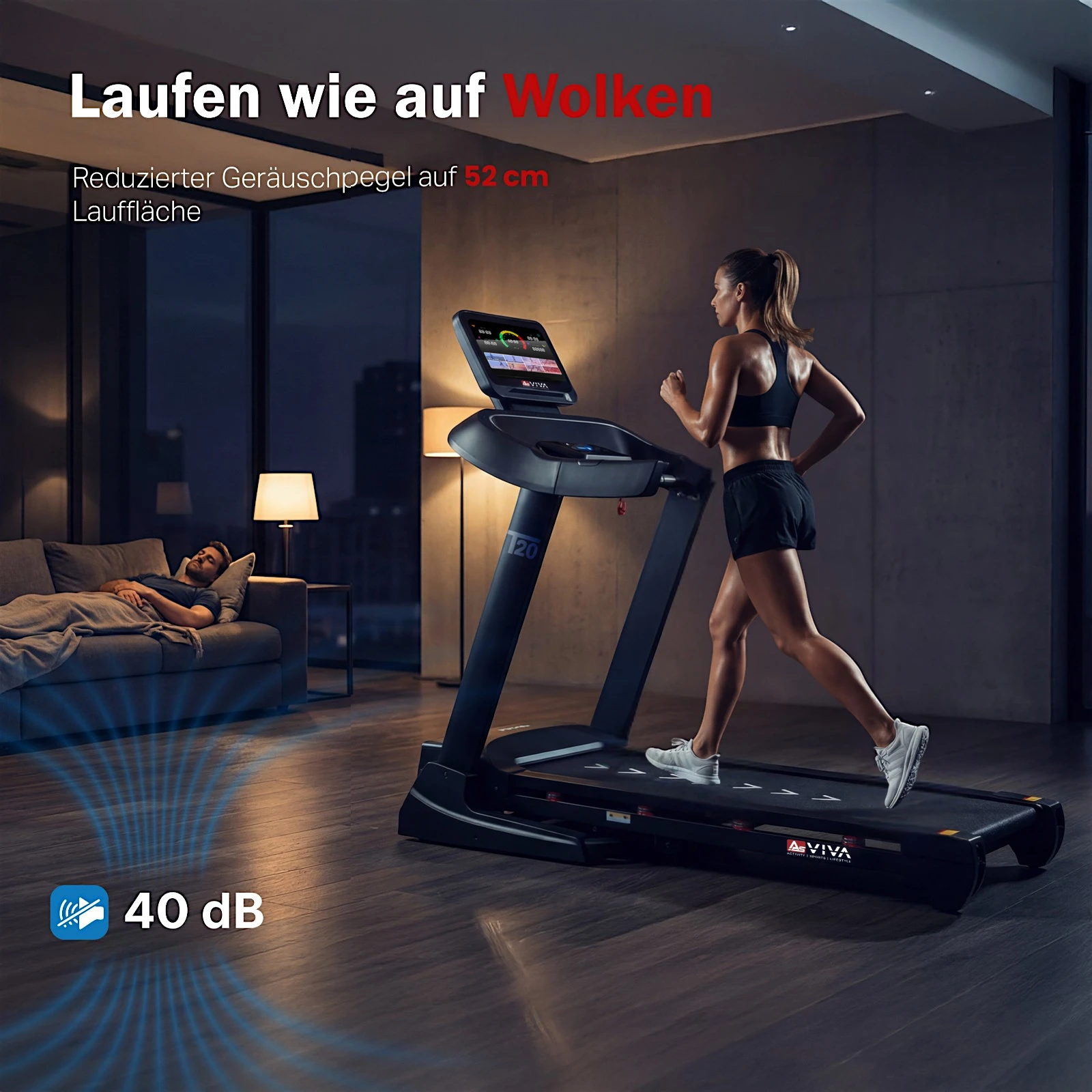 AsVIVA Laufband (K12525) - Produktansicht