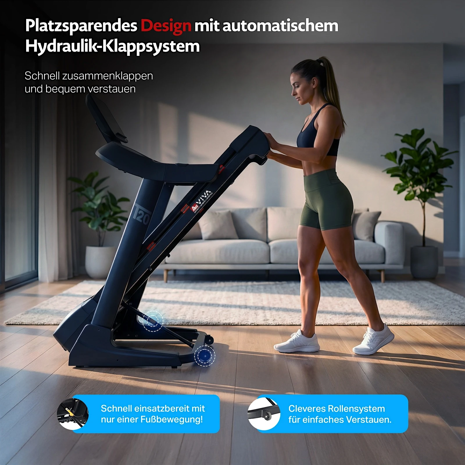 AsVIVA Laufband (K12525) - Produktansicht
