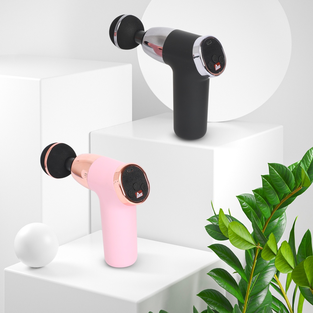 AsVIVA Massagepistole MGN2 - Rose - Produktansicht