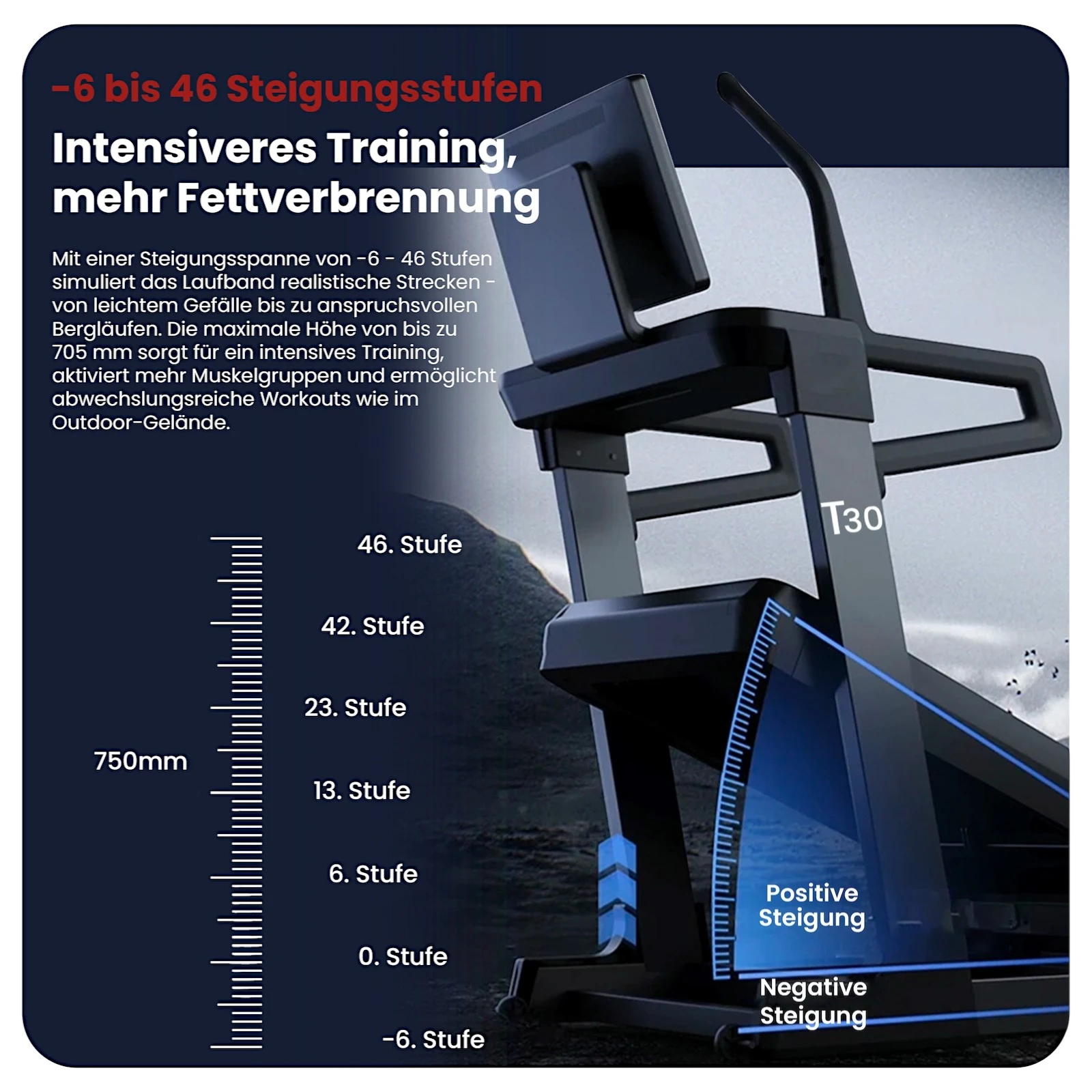 AsVIVA [T30] Laufband T30 Pro Max Climb Marathon - Produktansicht