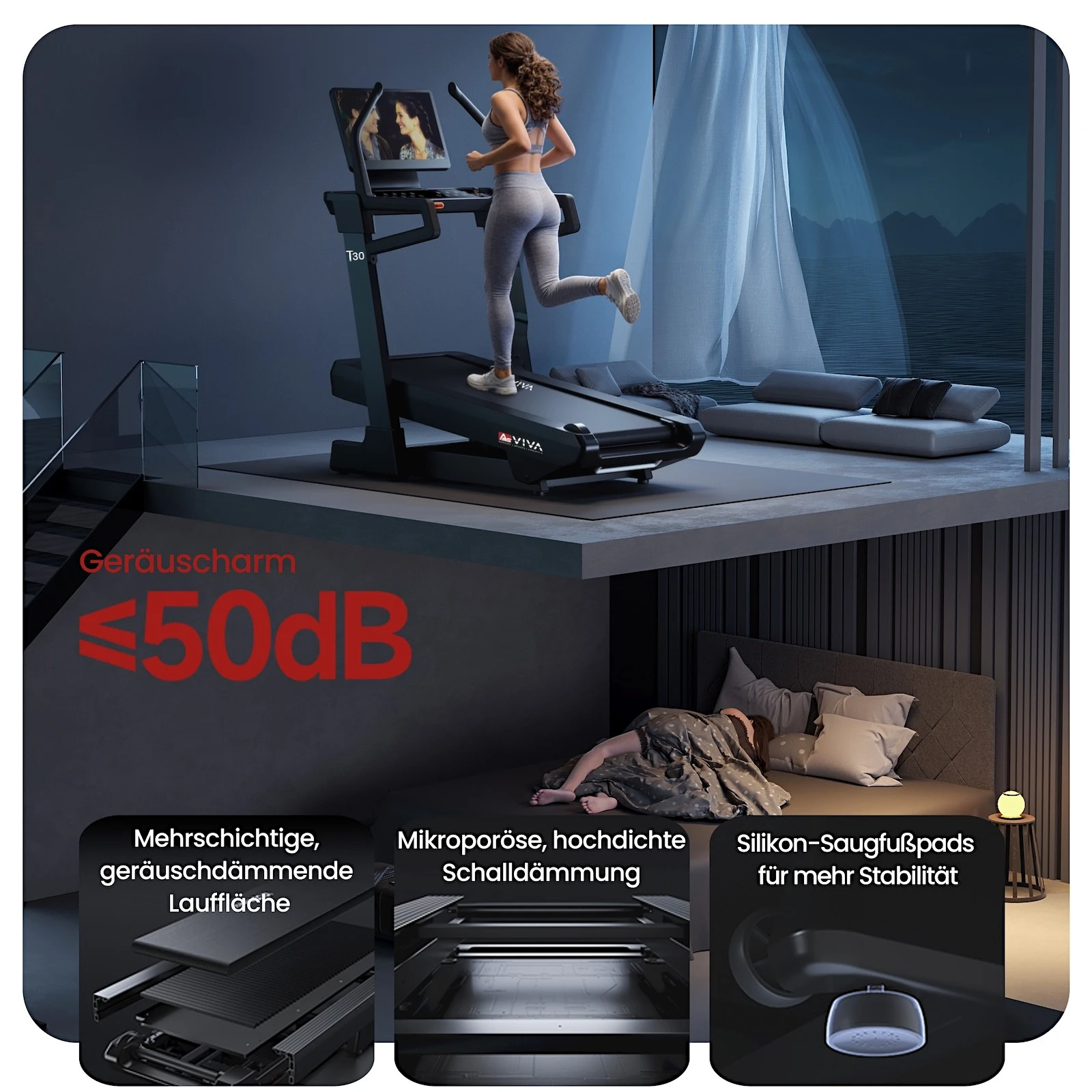 AsVIVA [T30] Laufband T30 Pro Max Climb Marathon - Produktansicht