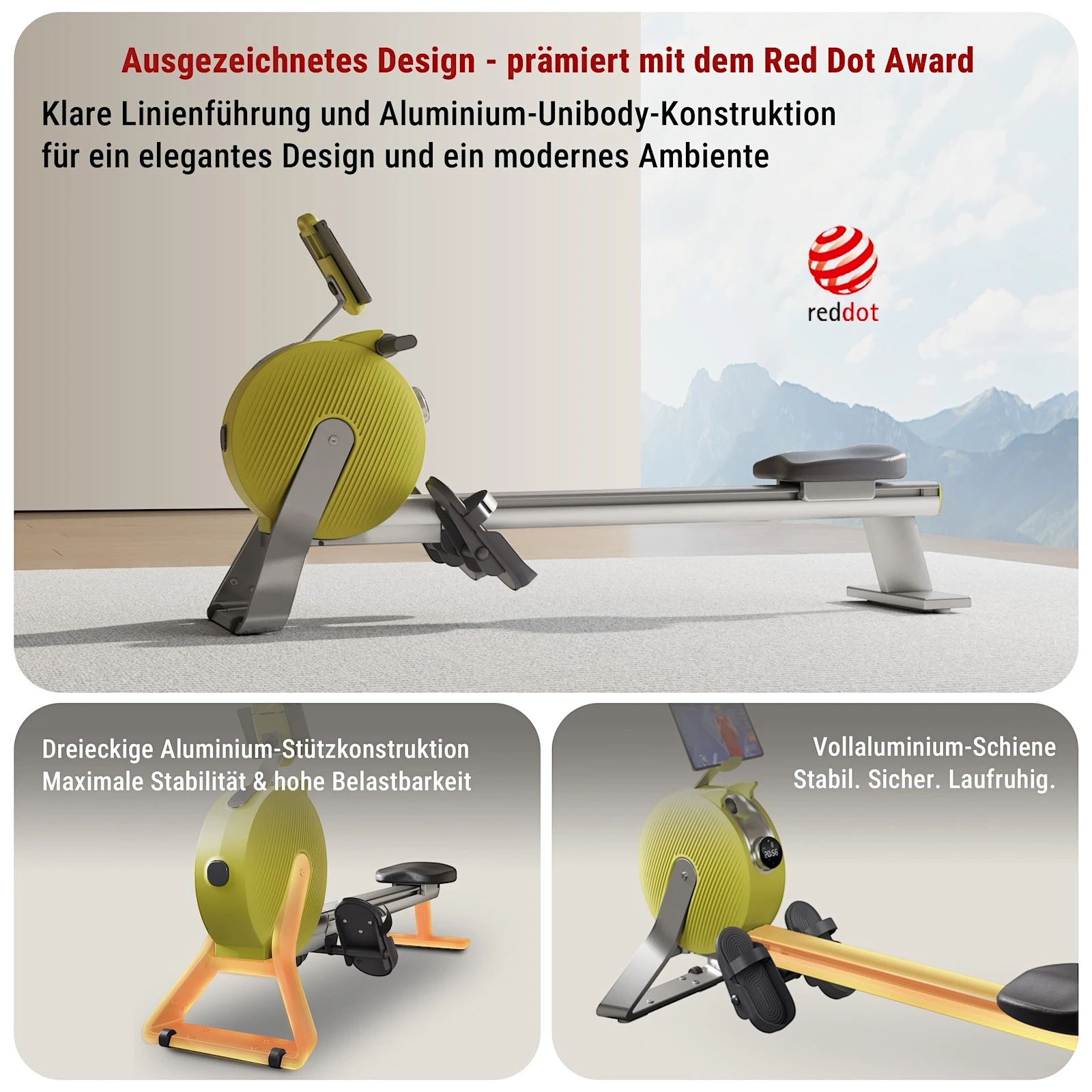 AsVIVA Rudergerät PowerGen RA20 - Produktansicht