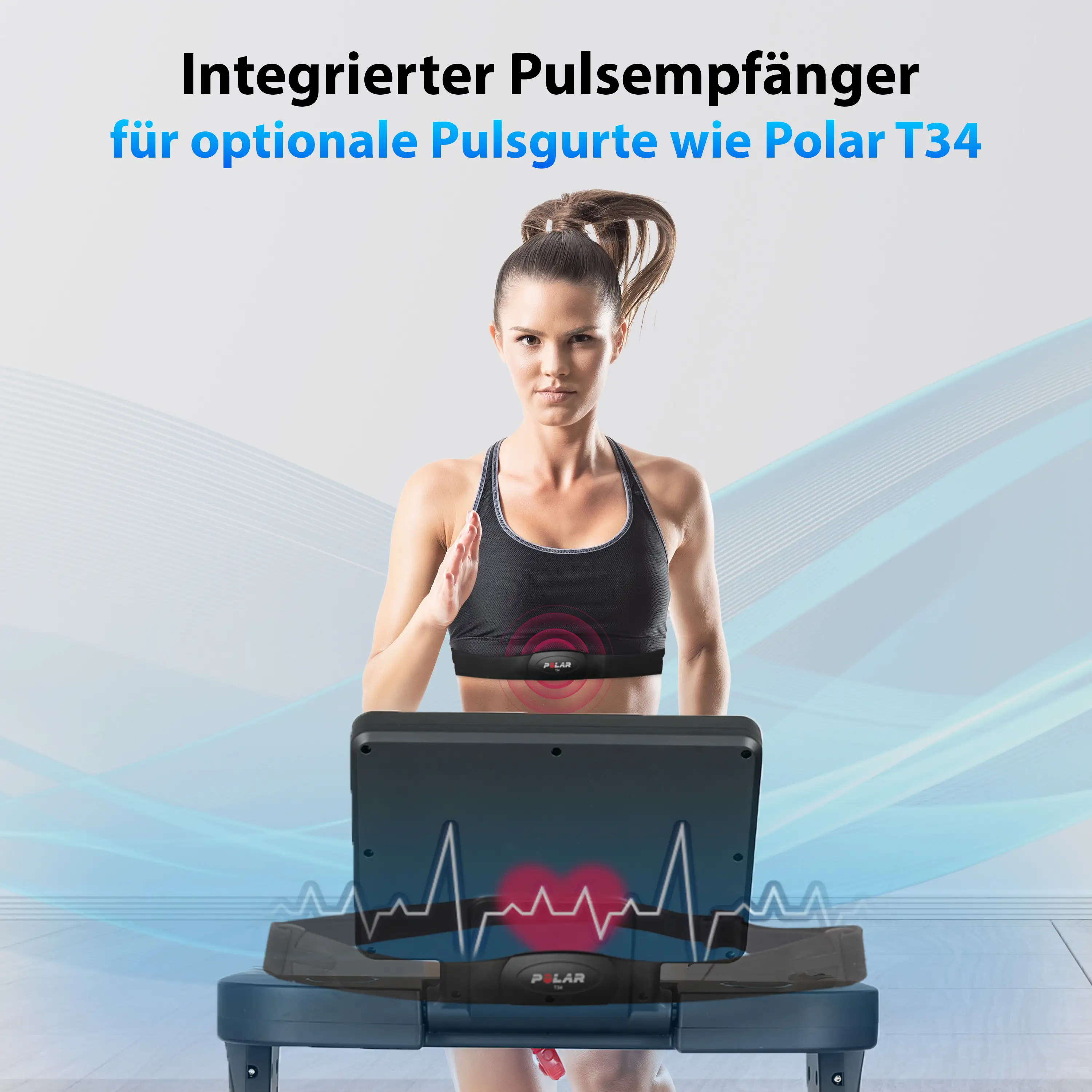 AsVIVA Laufband (UF6480-B) - App-Kompatibilität