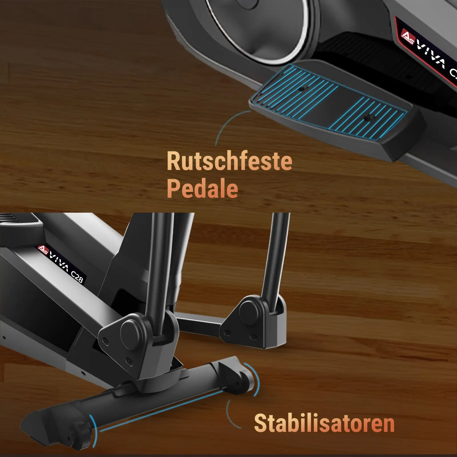 AsVIVA Crosstrainer C28 Runner - Produktansicht