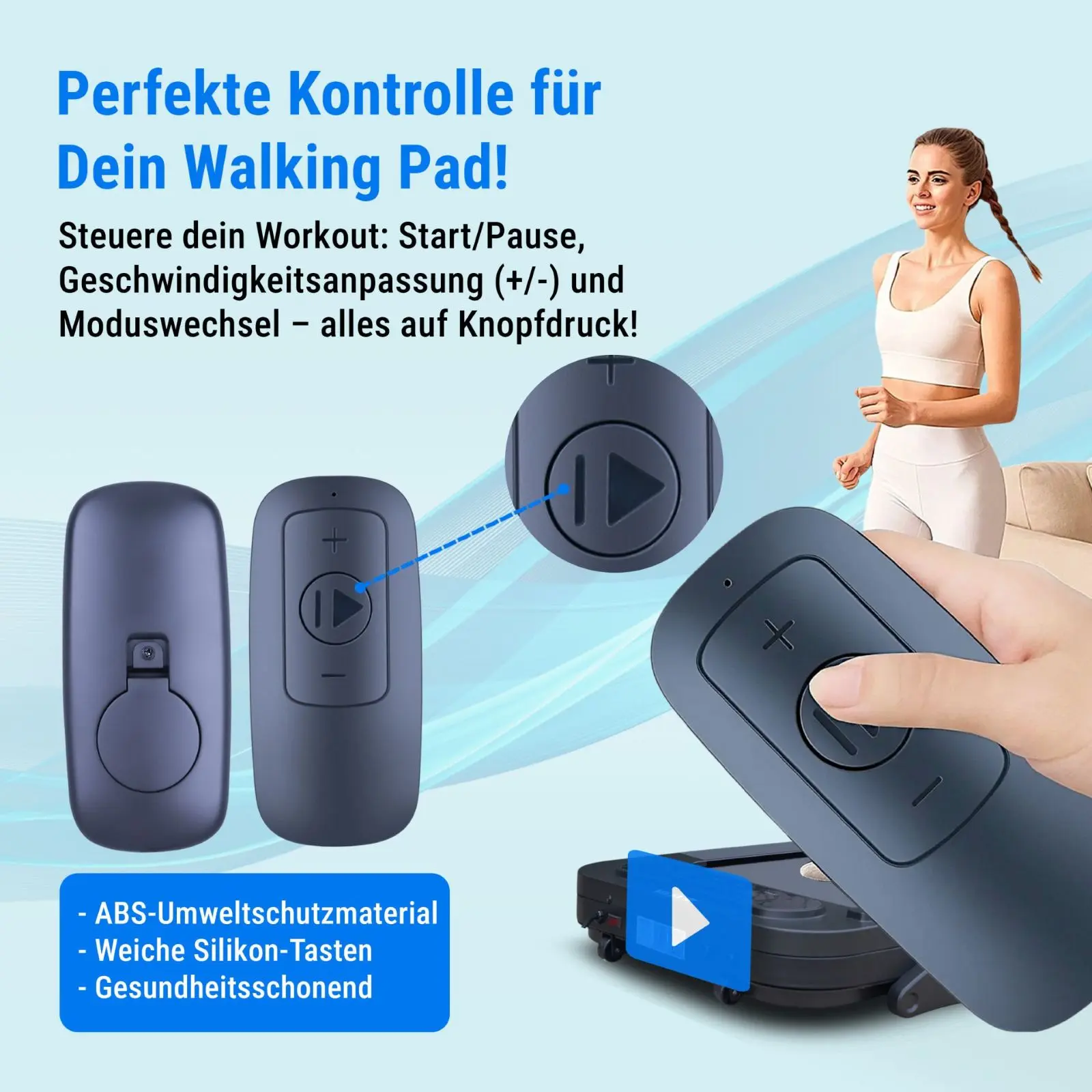 AsVIVA Walking Pad & Laufband Smart T25 - Produktansicht
