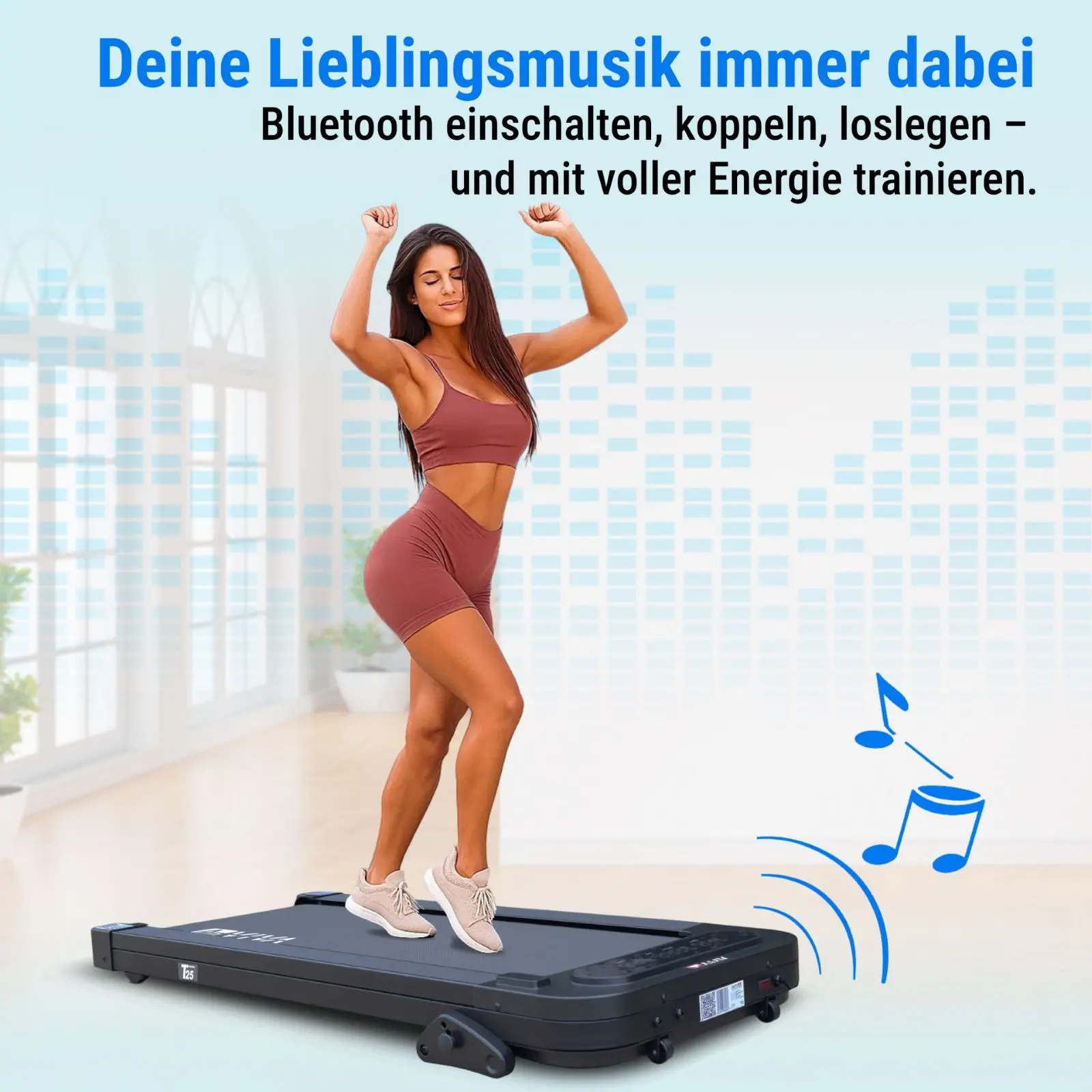 AsVIVA Walking Pad & Laufband Smart T25 - Produktansicht