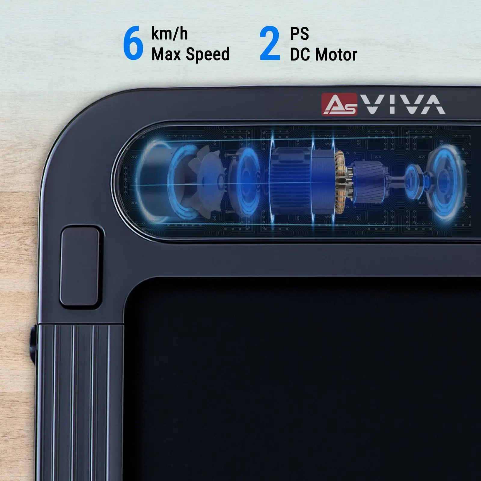 AsVIVA Walking Pad & Laufband Smart T25 - Produktansicht