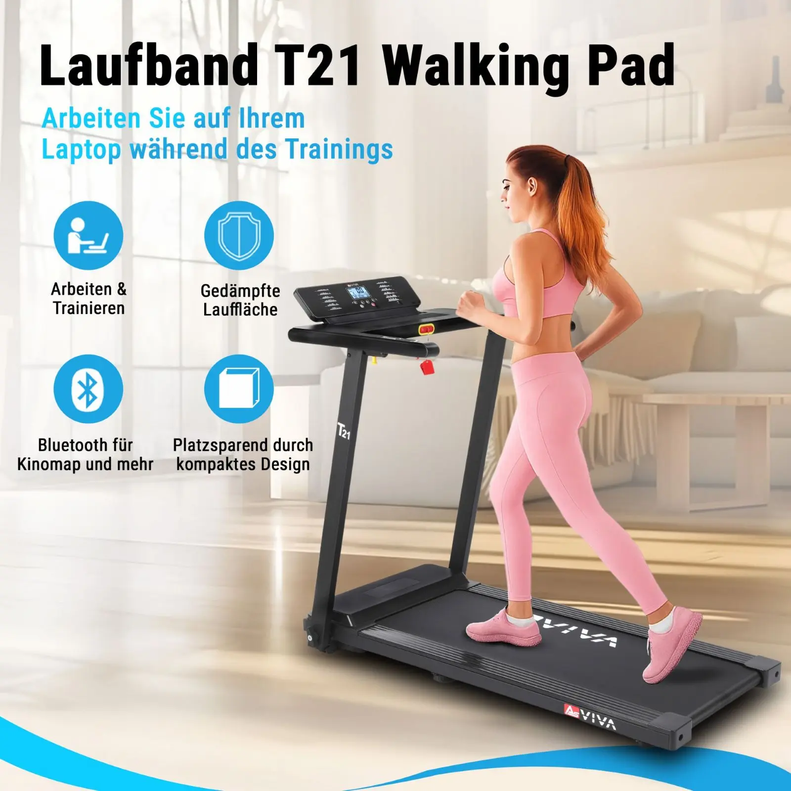 AsVIVA Laufband (UF6409) - Produktansicht