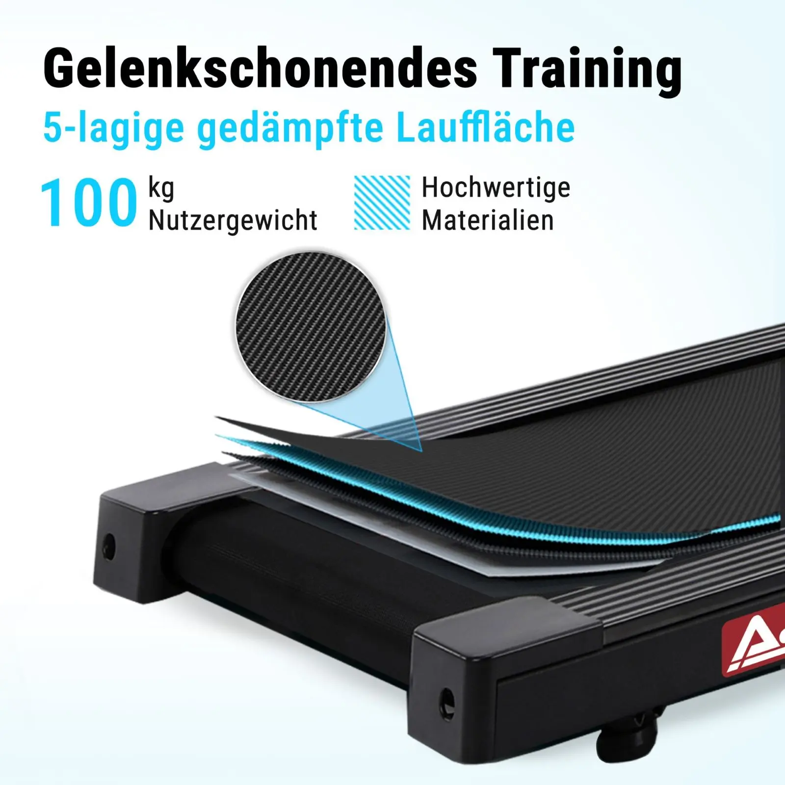 AsVIVA Laufband (UF6409) - Produktansicht