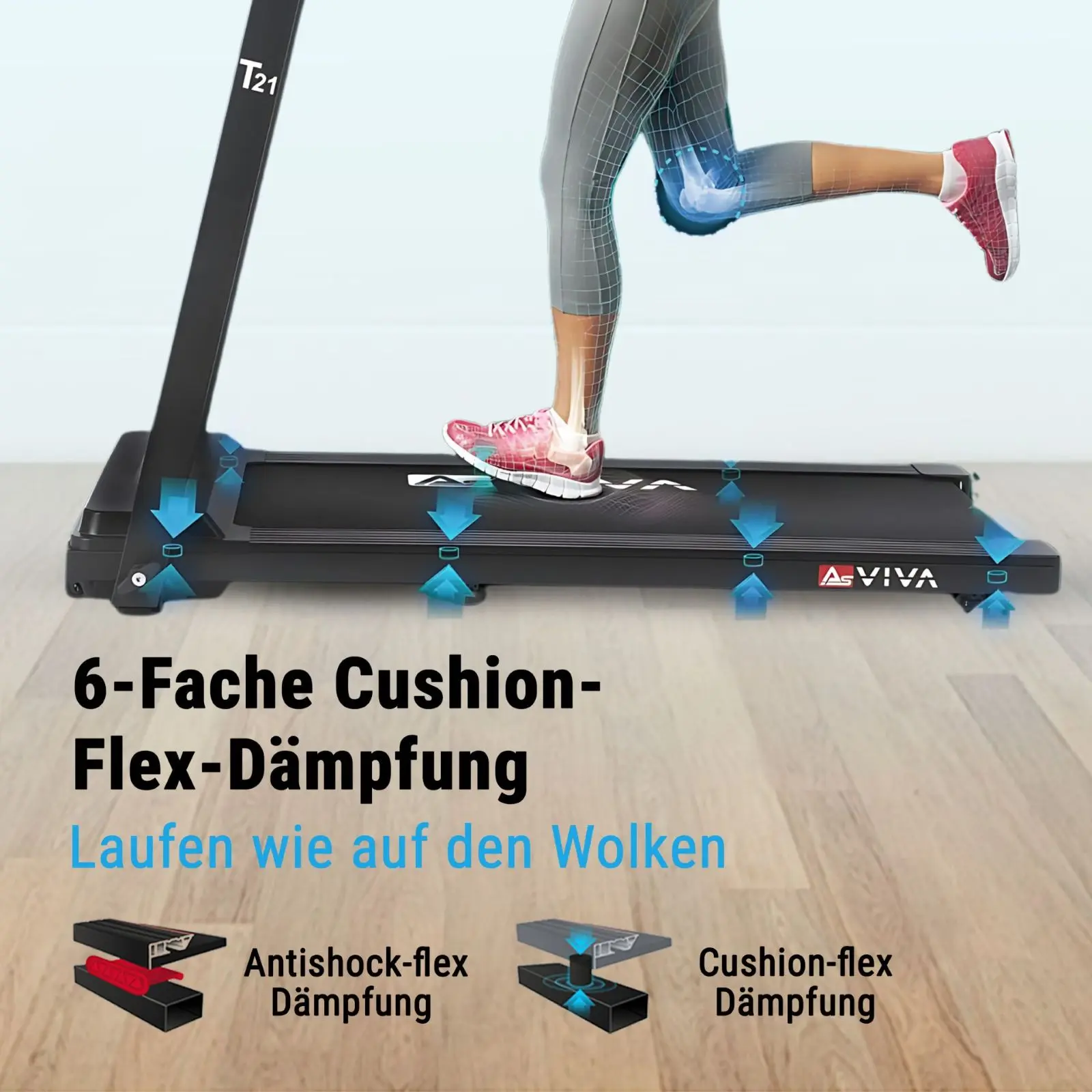 AsVIVA Laufband (UF6409) - Produktansicht