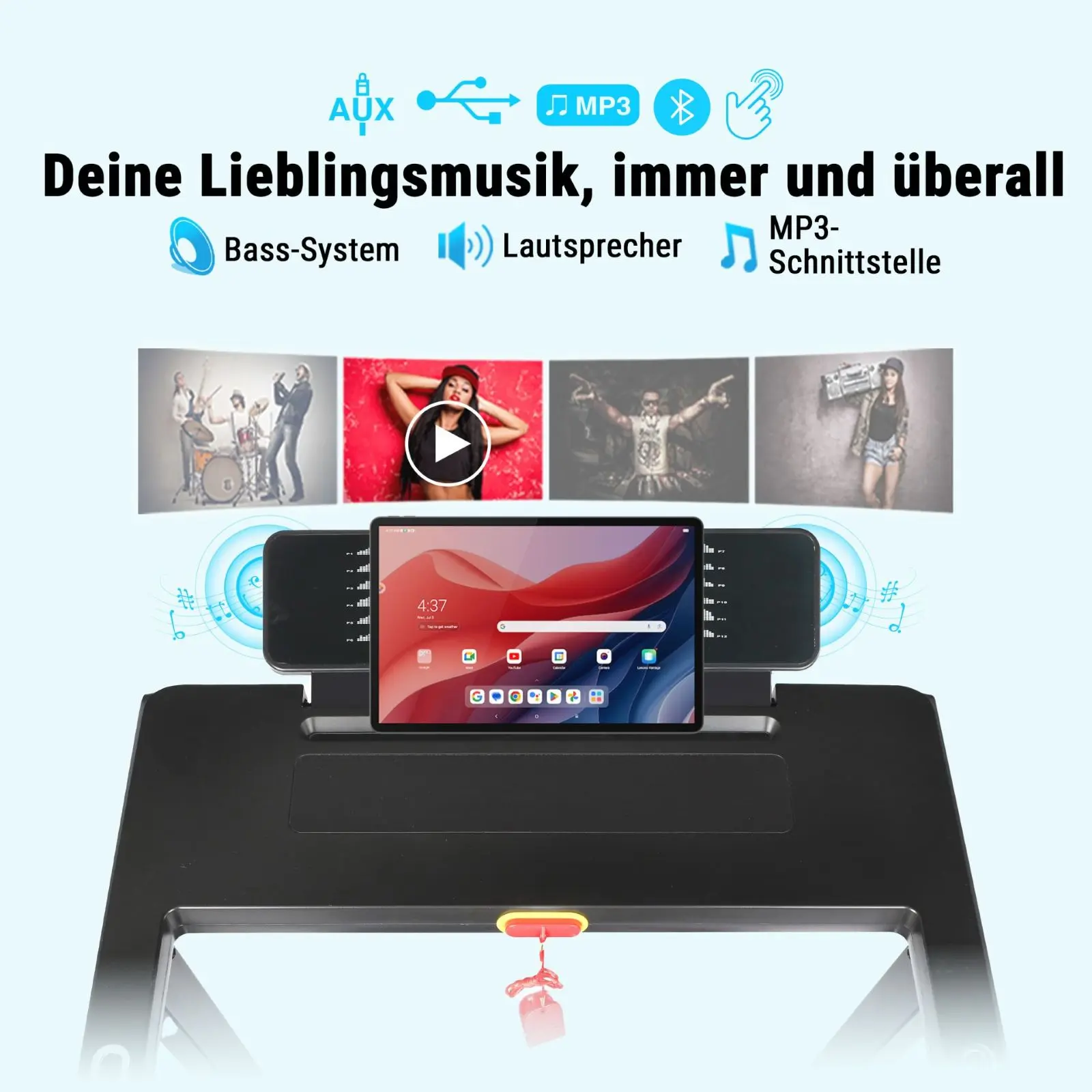 AsVIVA Laufband (UF6409) - Produktansicht