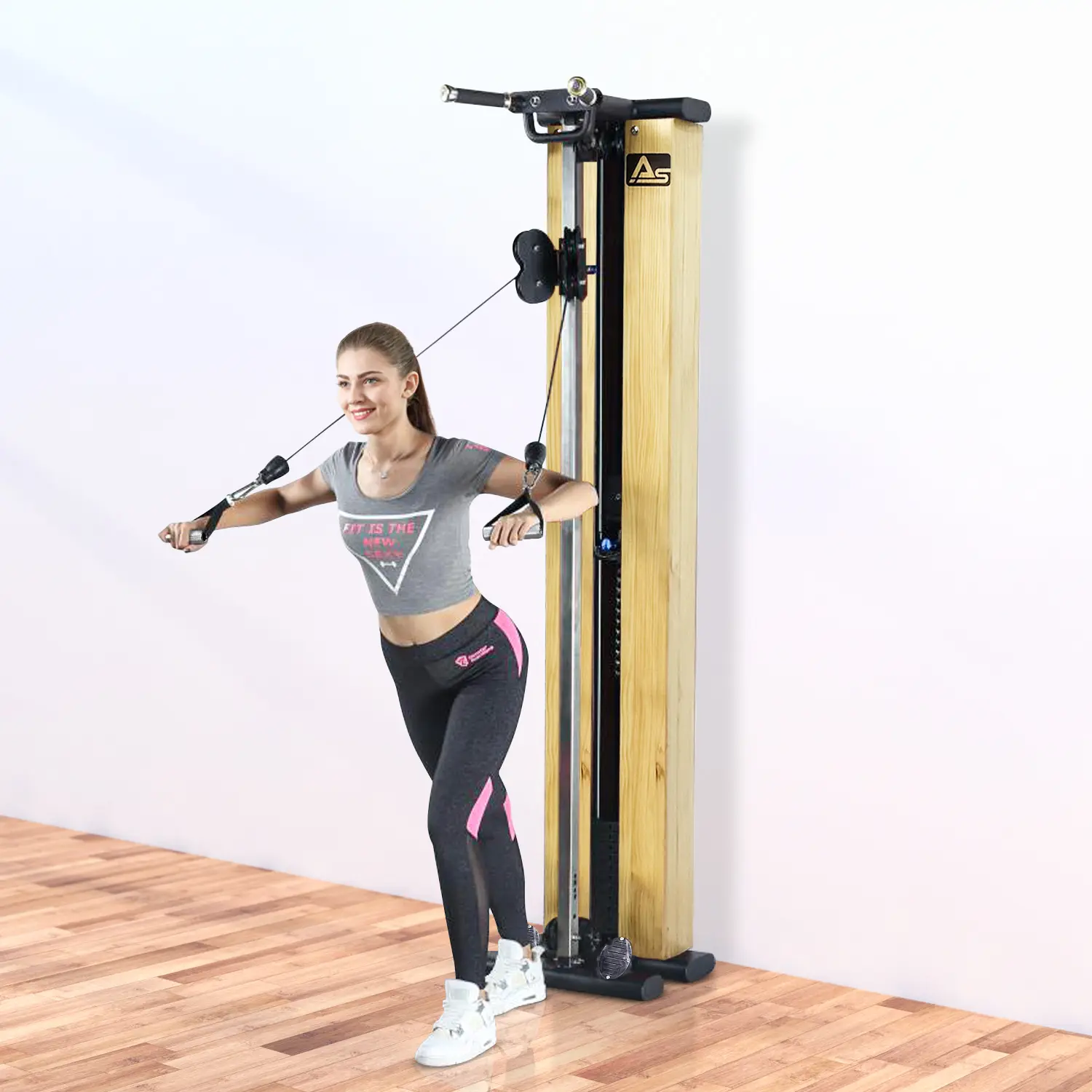 AsVIVA Kraftstation & Kabelzugstation MG7 Natur - Produktansicht