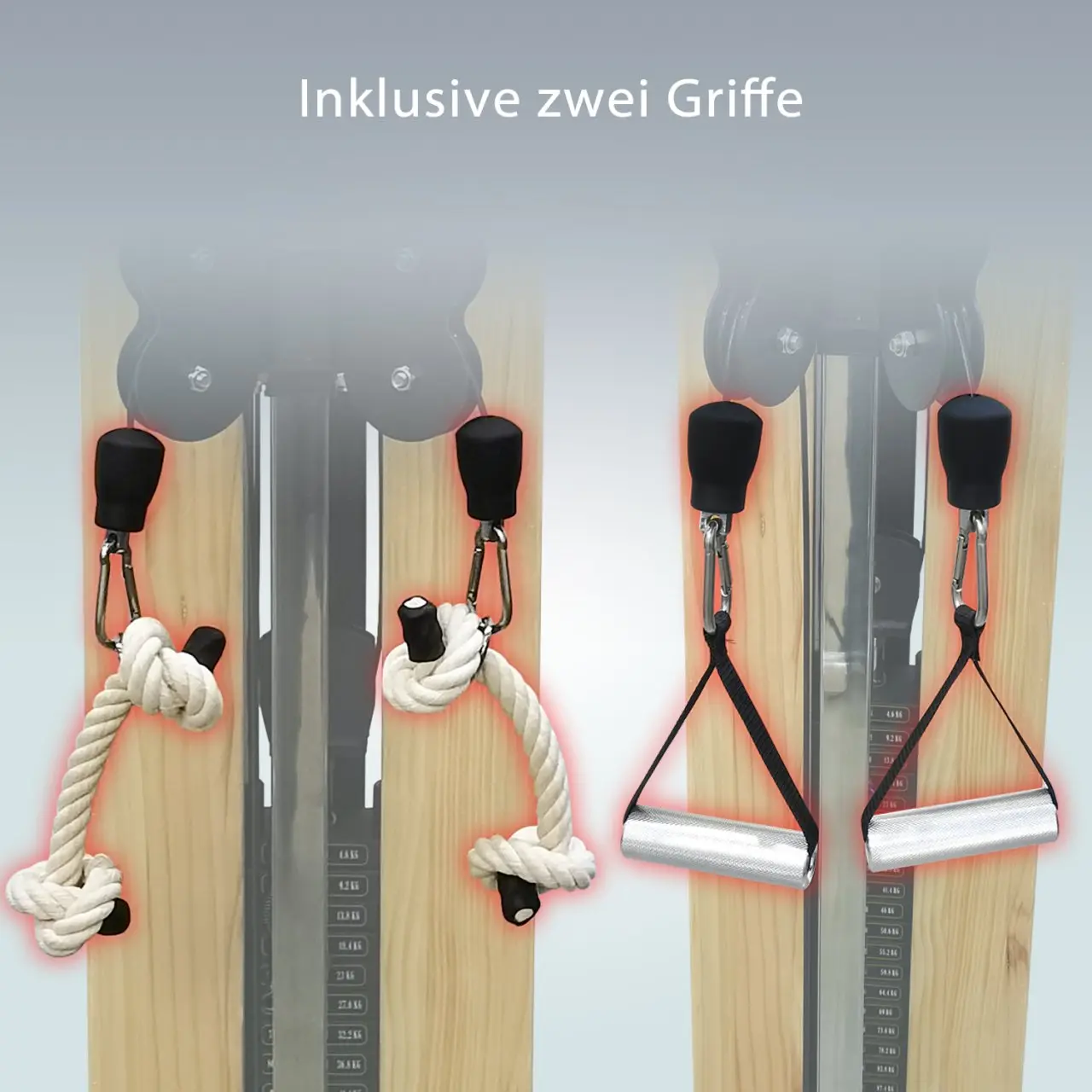 AsVIVA Kraftstation & Kabelzugstation MG7 Natur - Produktansicht