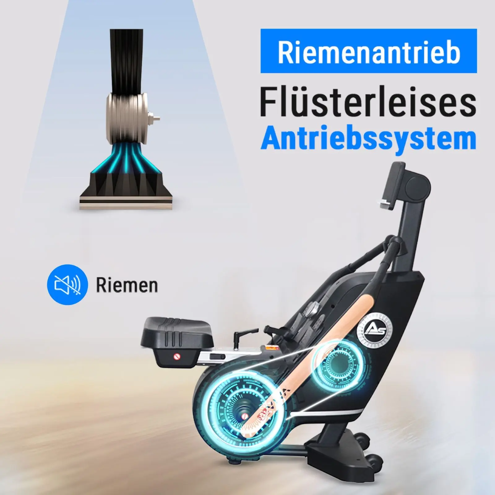 AsVIVA Rudergerät (7550RP) - Produktansicht