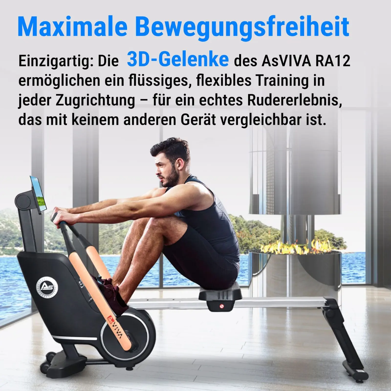 AsVIVA Rudergerät (7550RP) - Produktansicht