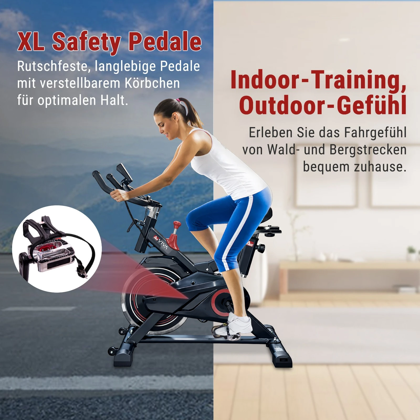 AsVIVA | INDOOR CYCLE Cardio XI Sport bicycle S11 - Produktansicht