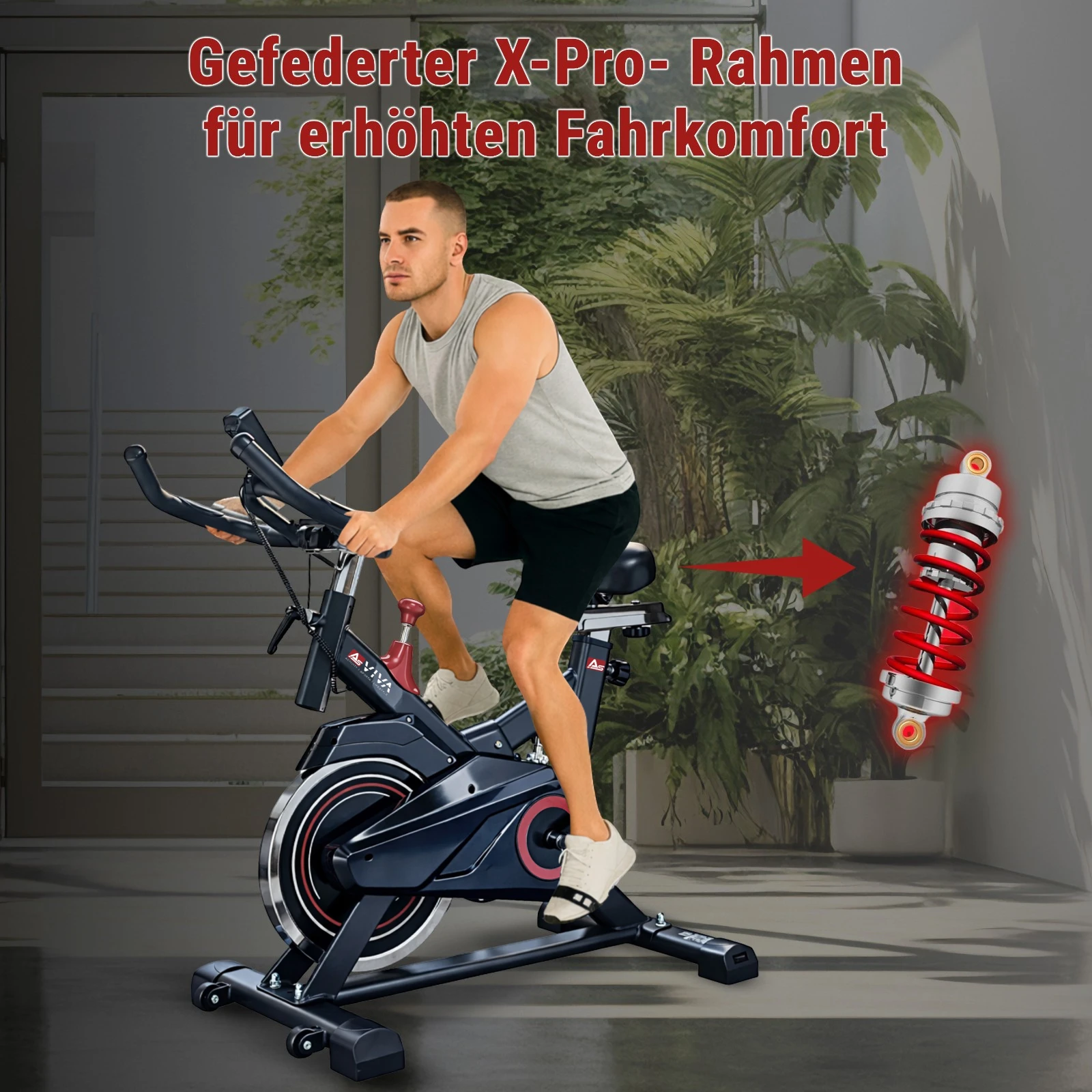 AsVIVA | INDOOR CYCLE Cardio XI Sport bicycle S11 - Produktansicht