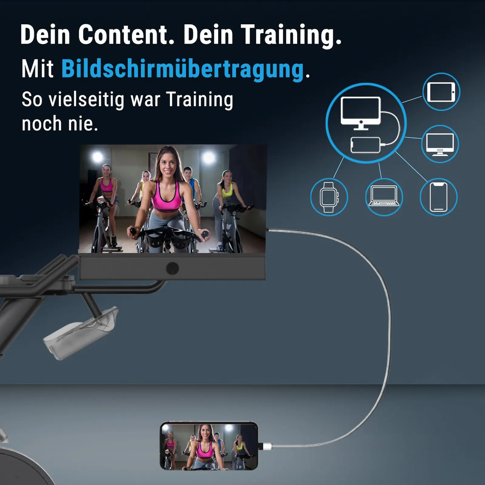 AsVIVA | INDOOR CYCLE Cardio XI Sport bicycle S11 - Produktansicht