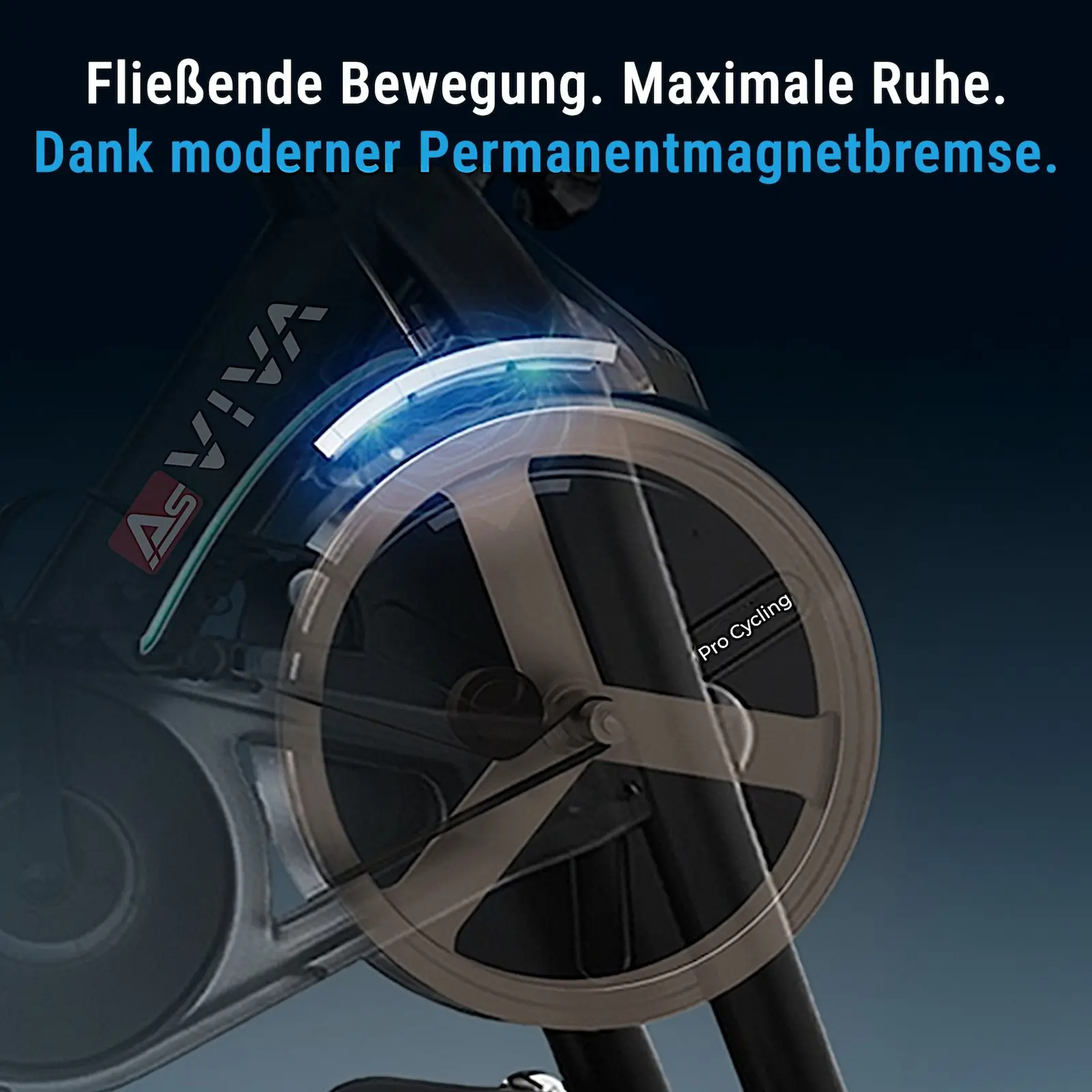AsVIVA | INDOOR CYCLE Cardio XI Sport bicycle S11 - Produktansicht