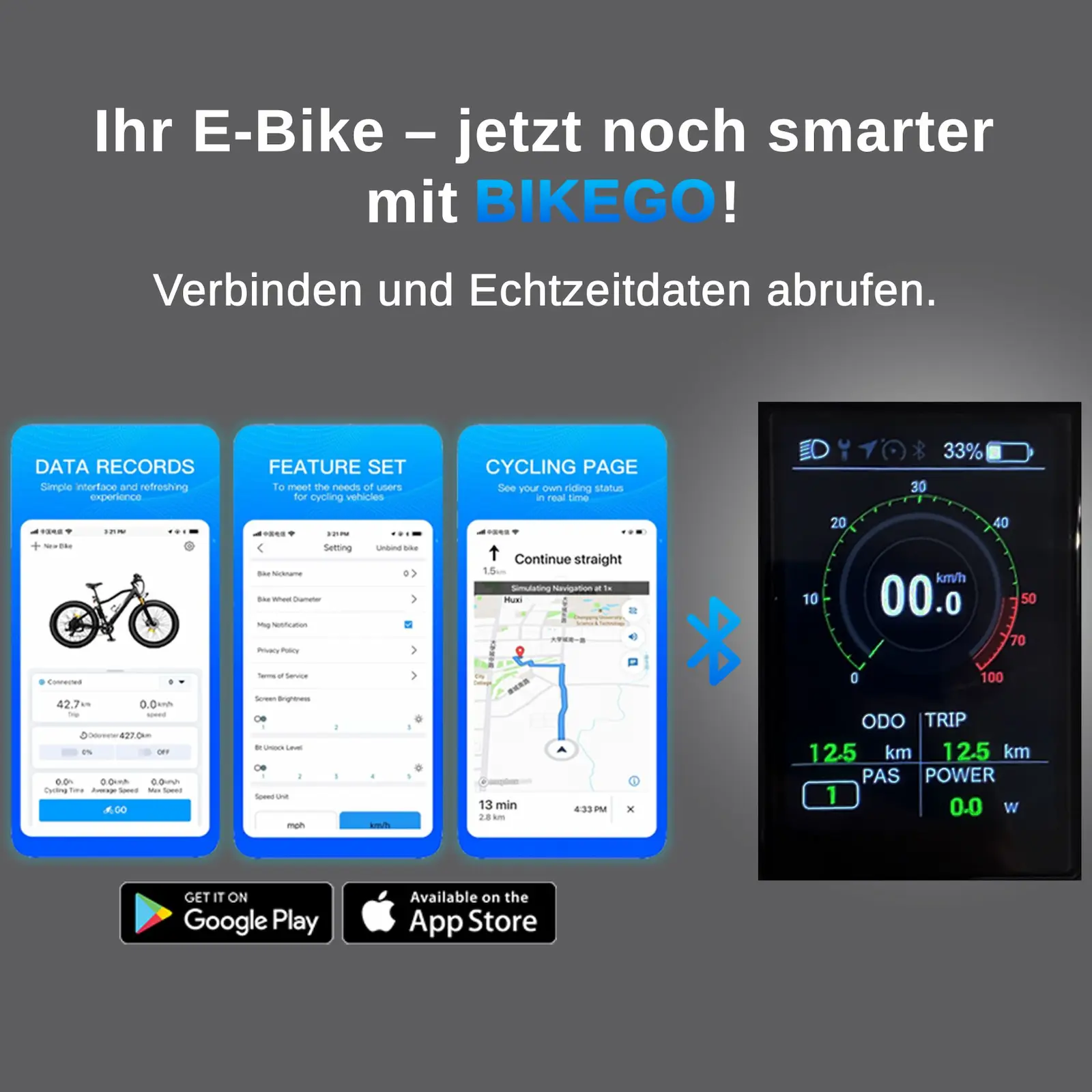 AsVIVA PEDELEC - App-Kompatibilität