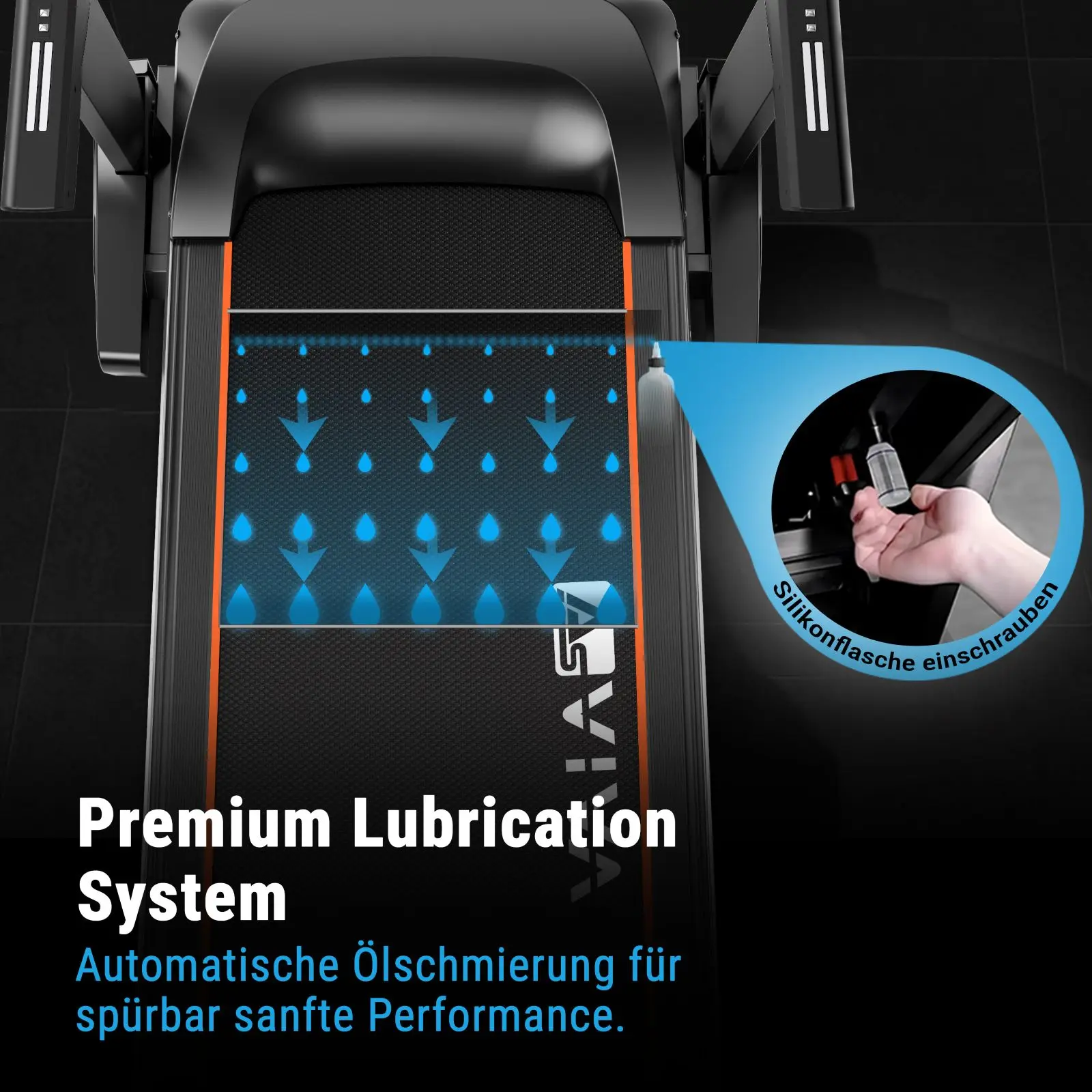 AsVIVA Laufband (GTS9#21,5") - Produktansicht