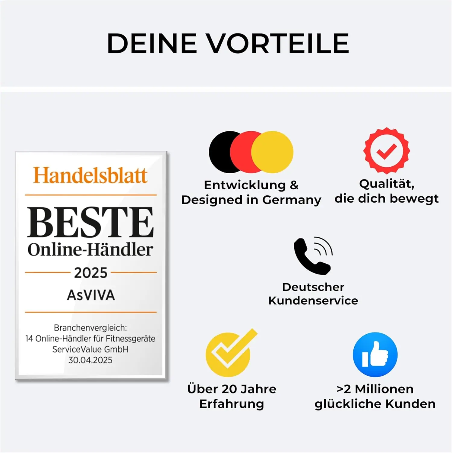 AsVIVA Rudergerät (V1) - Produktansicht