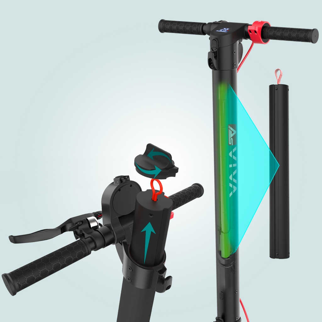 [ES01] E-Scooter AsVIVA ES01 Tretroller - Produktansicht