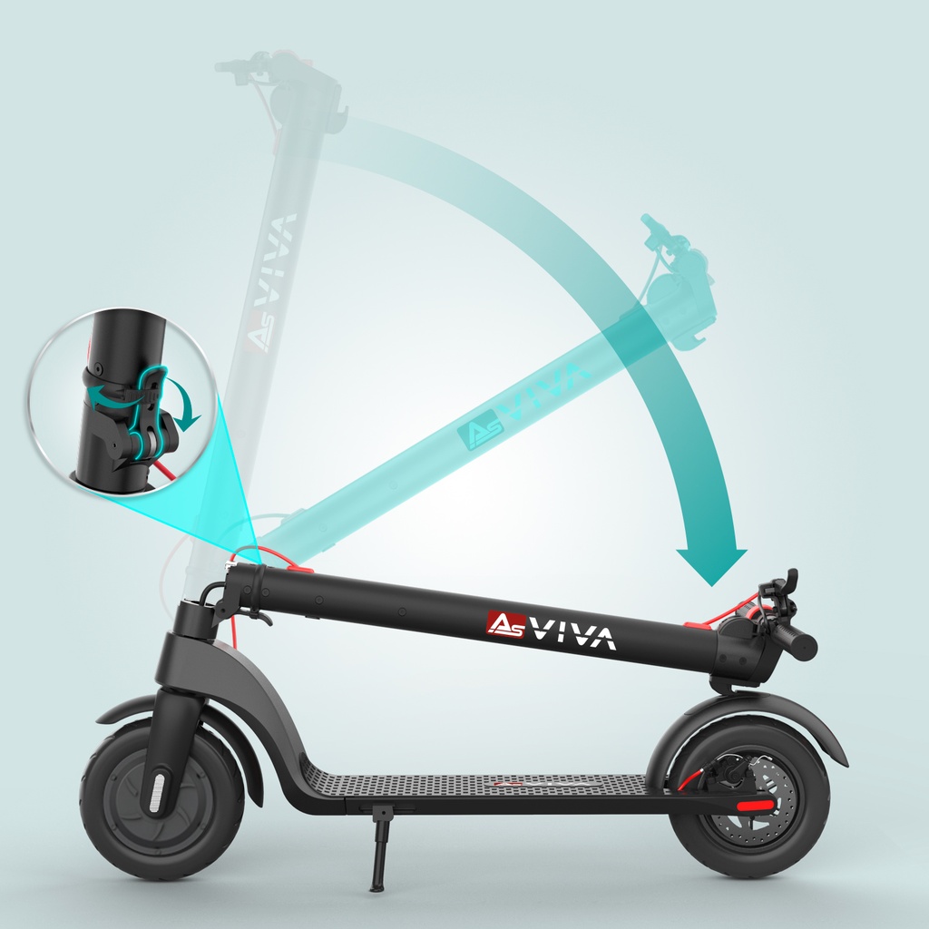 [ES01] E-Scooter AsVIVA ES01 Tretroller - Produktansicht