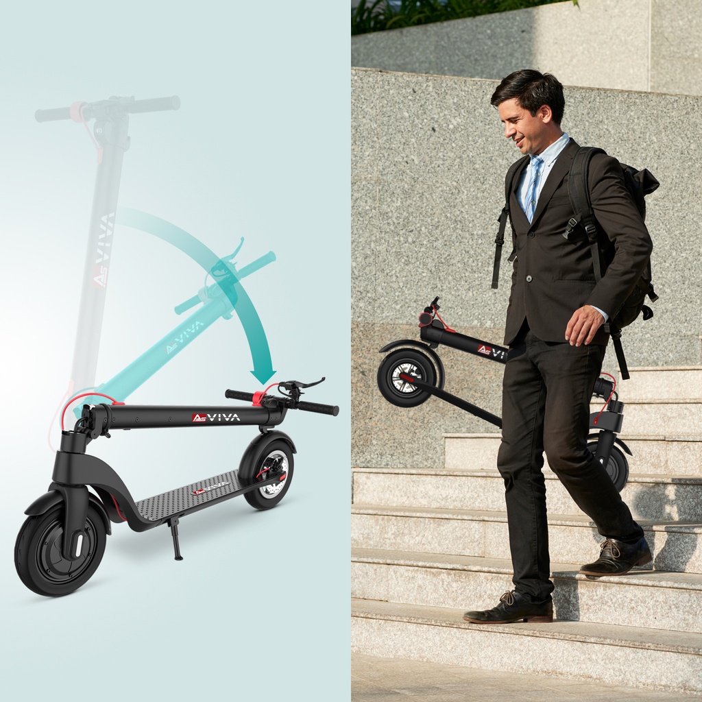 [ES01] E-Scooter AsVIVA ES01 Tretroller - Produktansicht