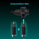 AsVIVA Relax Massagepistole MGN1 - Antrieb und Akku