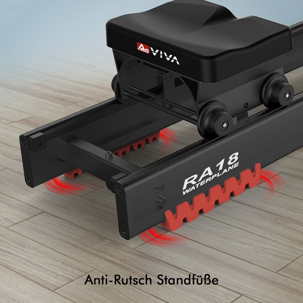 AsVIVA Wasser-Rudergerät RA18 Pro - Produktansicht