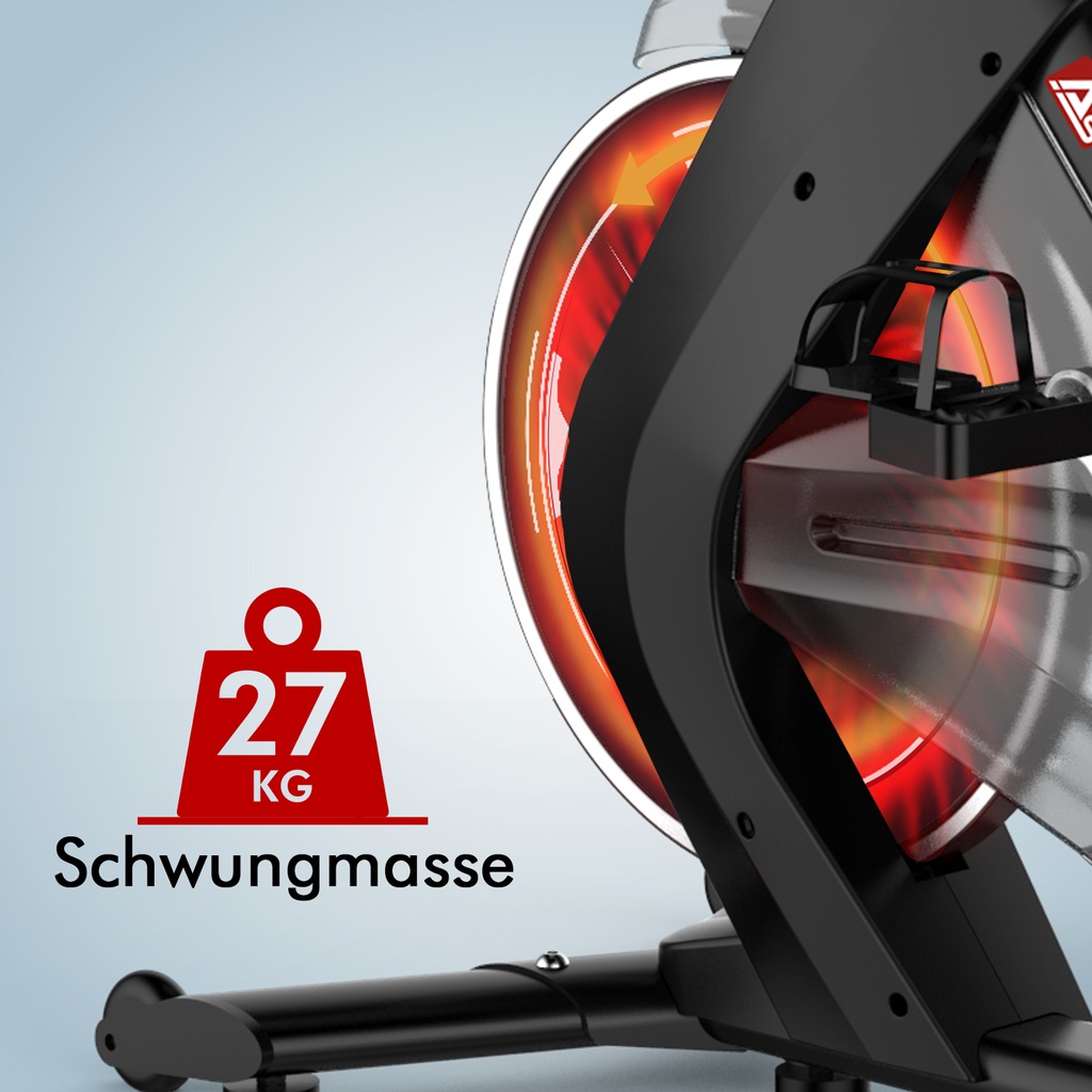 Indoor Cycle Speedbike AsVIVA S15 Bluetooth - Abmessungen