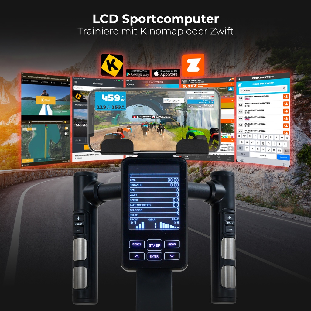 AsVIVA Speedbike Power S18 Pro - Display und Konsole