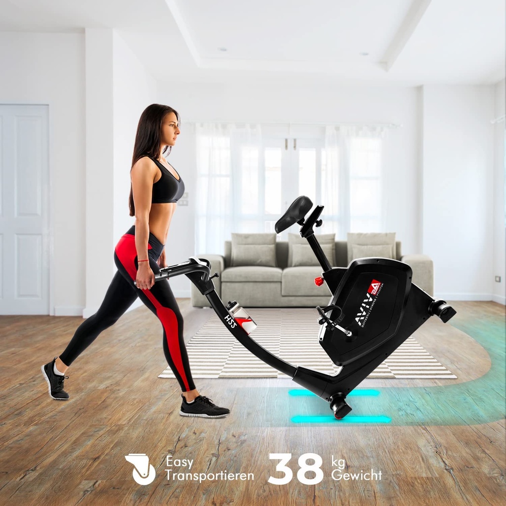 AsVIVA Ergometer Smart Fit H22 grau - Produktansicht