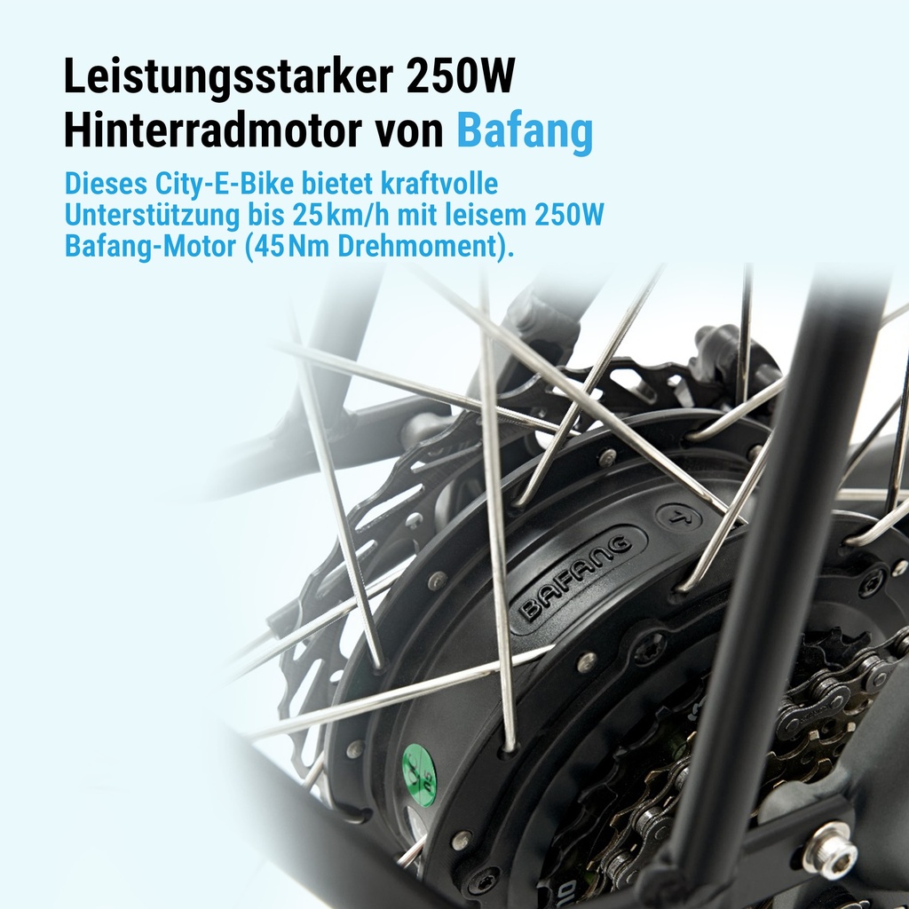 AsVIVA [B15_FBA_GB] PEDELEC - Antrieb und Akku