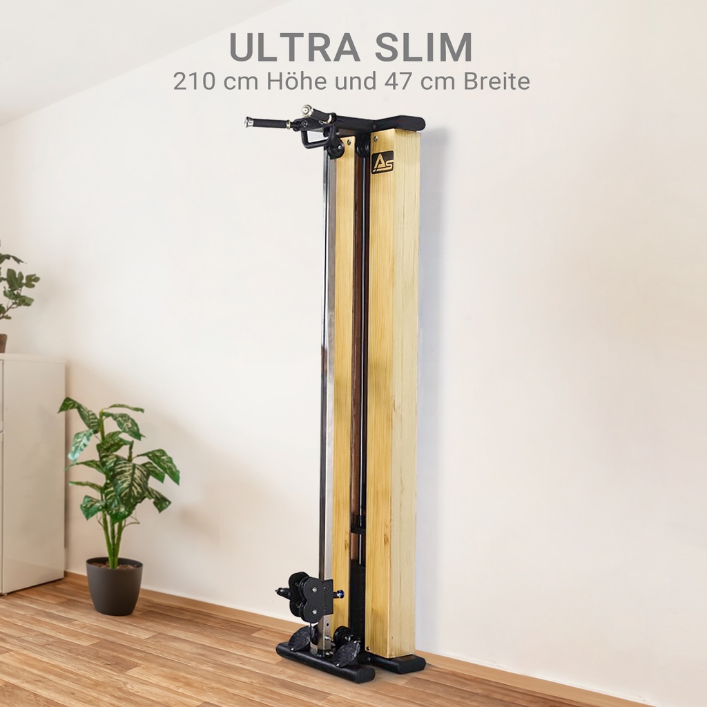 AsVIVA Kraftstation & Kabelzugstation MG7 Natur - Produktansicht