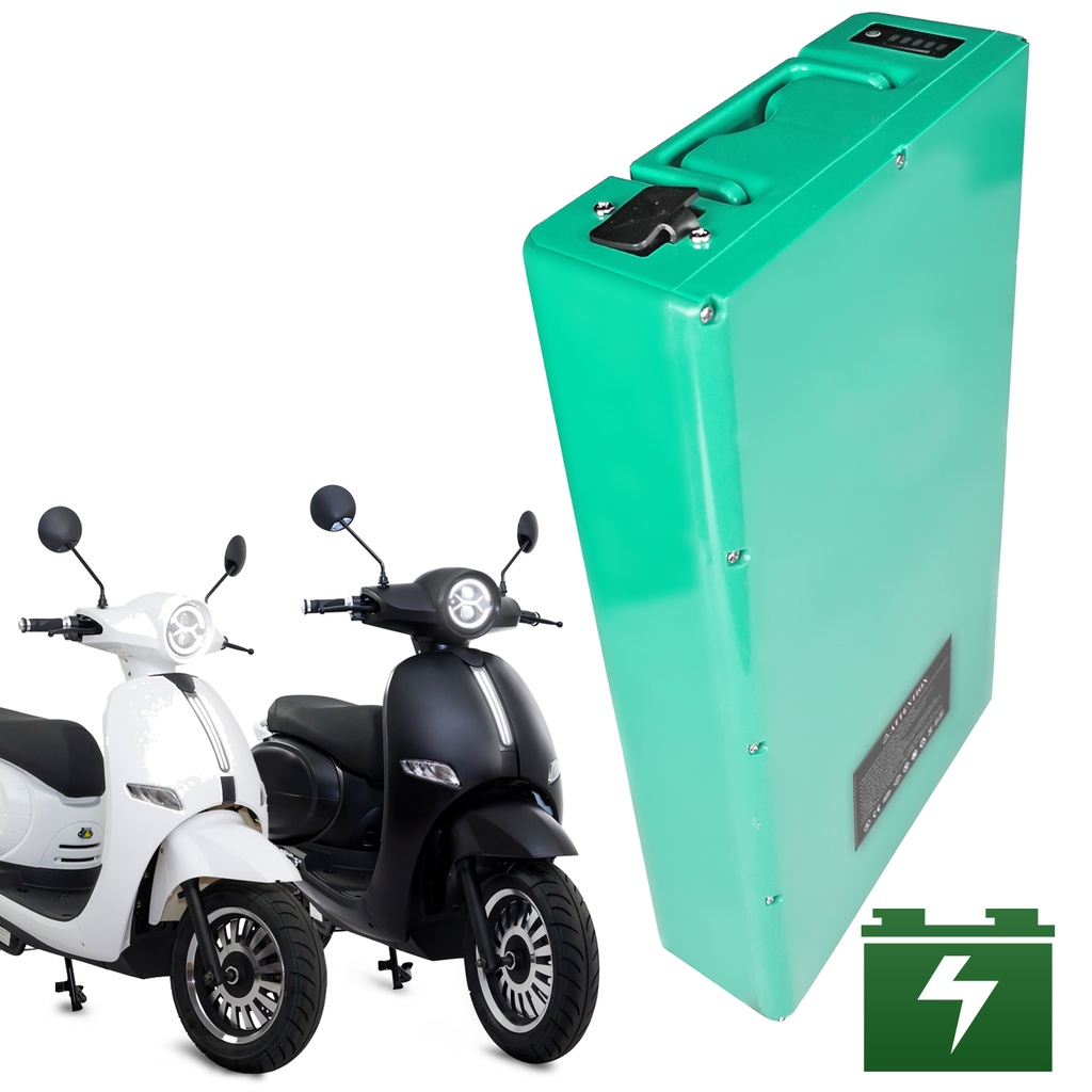 [EM2_X1] AsVIVA EM2 E-Roller Akku 60V 22.4Ah Li-Ion - Antrieb und Akku