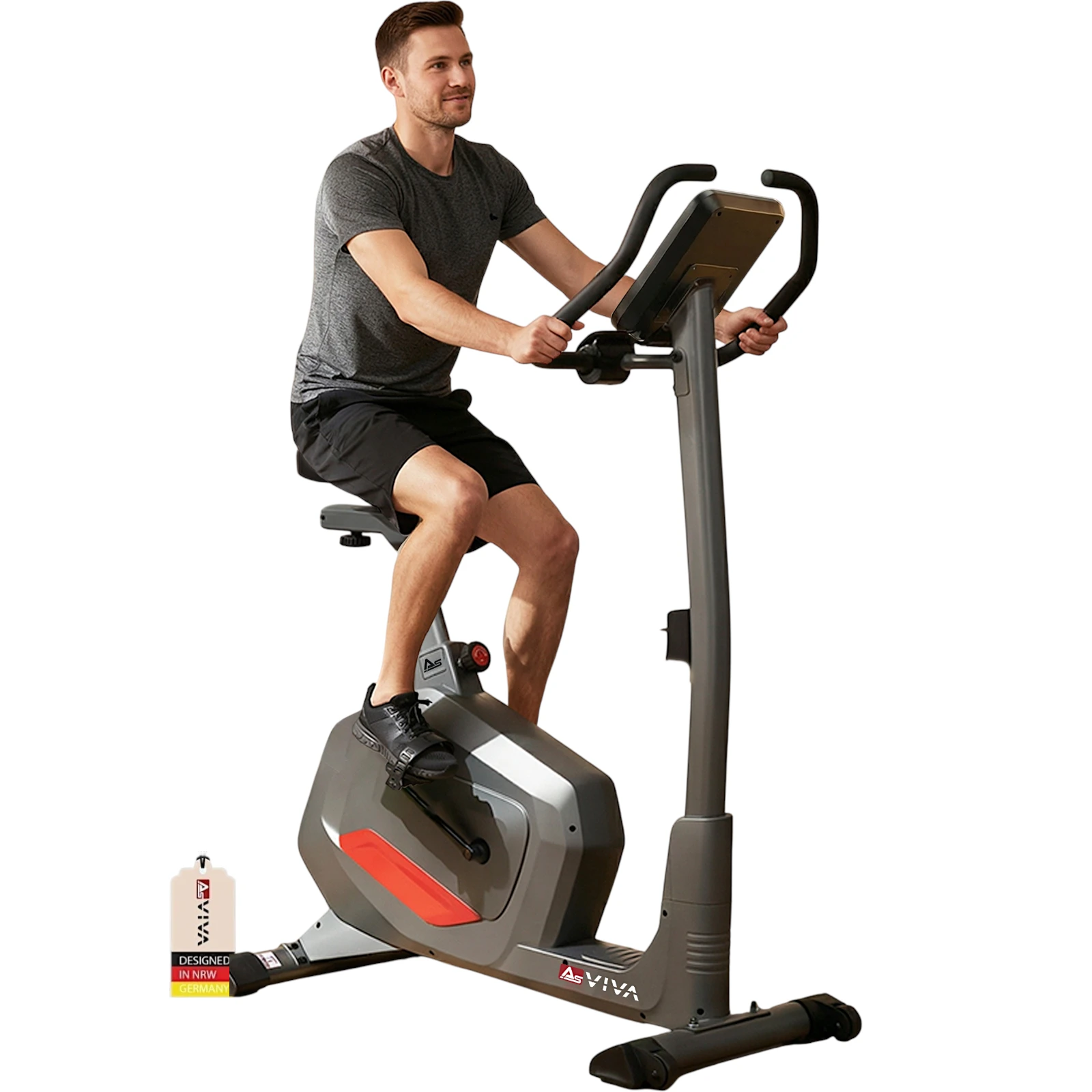 AsVIVA Ergometer Smart Fit H22 grau - Produktansicht